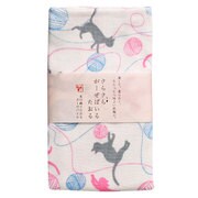 和布華 フェイスタオル ねこ TGF-S112
