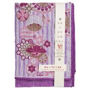 和布華 フェイスタオル 家紋(パープル) TY-712
