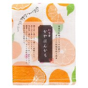 和布華 ハンカチ オレンジ TYH-N604