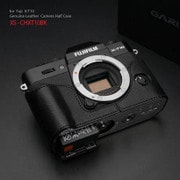 本革カメラハーフケース 富士フィルムX-T10用 ブラック XS-CHXT10BK