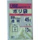 透明ごみ袋 厚手 45L 10P USE7B