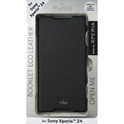 SNYXZ3PBOOKC1BLK [Xperia Z4 MFX ECO-LEATHER COVER horiz.flip+CARD SLOT+STANDUP BLK]