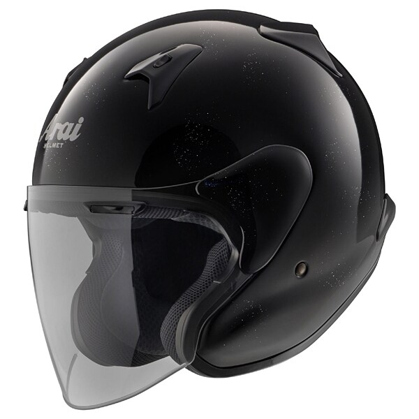 ヘルメット ジェット MZ-F グラスブラック 61-62