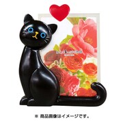 ねこのフォトスタンド クロ ME150