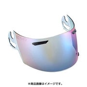 ヘルメットパーツ 1177 スーパーアドシスIミラーシールド セミスモーク/ミラーブルー