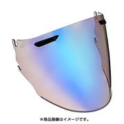 ヘルメットパーツ 1207 スーパーアドシスZRシールド セミスモーク/ミラーブルー