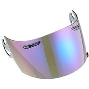 ヘルメットパーツ 1251 SアドシスL ミラーシールド セミスモーク/パープル