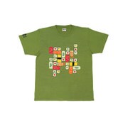 半袖Tシャツ 寿司詰めスラブ天竺 Mサイズ グリーン BU1152046A