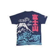 半袖Tシャツ 富士山スラブ天竺 Lサイズ インディゴ BU1132212D