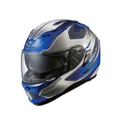 フルフェイスヘルメット KAMUI-2 STINGER (スティンガー) M ブルーホワイト