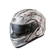 フルフェイスヘルメット KAMUI-2 TRIRUG (トライラグ) XL パールホワイトレッド