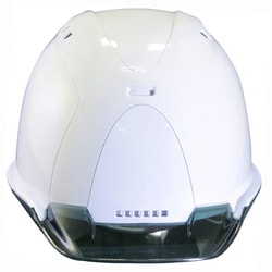 verno（ベルノ） 通気孔つき遮熱ヘルメット ソフトバイザー　ホワイト SS-820Z