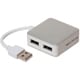 USB2.0ハブ 4ポート シルバー UH-2384SL