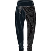 AE3858-J/M [ユルスリム ソフトニットパンツ ブラック/グラブル Mサイズ]