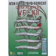 No.3203 [1/32スケール エアーモデルデカールUSN F-14A/B/D トムキャット VF-101 グリムリーパーズ デカール]