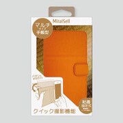 MS2-MM1EOR [マルチサイズ手帳型ケース エピ柄オレンジ]