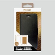MS2-P15LC1BK [iPhone 6/6s 手帳型スリムレザーケース スタンド機能付 ブラック]