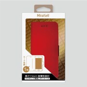 MS2-P15LC1RD [iPhone 6/6s 手帳型スリムレザーケース スタンド機能付 レッド]