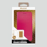 MS2-P15LC1RPN [iPhone 6/6s 手帳型スリムレザーケース スタンド機能付 ローズピンク]