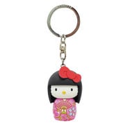 ハローキティ こけしキーホルダー 桜・リボン赤 [キャラクターグッズ]
