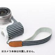 MH01SN [カメラ用 リストストラップ ブルーストライプ]
