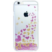 6SHFTPMO [iPhone 6/6s 4.7インチ用ケース CharaPlusアップルマークFixハートフロー トゥルーピンクメルトオレンジ]