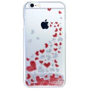 6SHFRRPR [iPhone 6/6s 4.7インチ用ケース CharaPlusアップルマークFixハートフロー ローズレッドピュアレインボー]