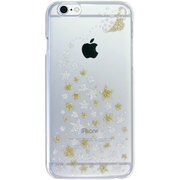 6SSFMSSG [iPhone 6/6s 4.7インチ用ケース CharaPlusアップルマークFixスターフロー メタルシルバーシャンパンゴールド]