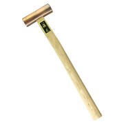 ブロンズ 両口玄能 三角尺2柄 375g [ハンマー]