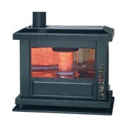煙突式ストーブ 木造17畳まで コンクリート27畳まで ブラック HR-K650F（B）