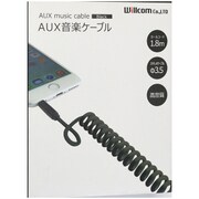 AUX音楽ケーブル ブラック CB-05BK