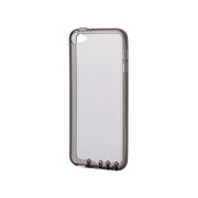 iPod touch 2015用 透明シリコンケース クリアブラック AVA-T15SCTBK