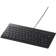 USB接続 有線コンパクトキーボード ブラック BSKBU13BK