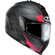 フルフェイスヘルメット IS-17 ミッション L レッド HJH081