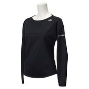 ITQ14 AA5106 [SQ ランニング 長袖Tシャツ レディース Mサイズ ブラック]