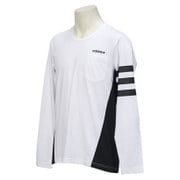 BCN68 AH7174 [HM モードミックスロングスリーブTシャツ メンズ XOサイズ ホワイト]