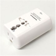 TI-165 [海外旅行用2口変換プラグ（A/C/CB/BF/O/SE） ＋USB 1ポート]