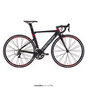 ロードレーサー REACTO 400 54cm 外装22段変速(フロント2段×リア11段) マットブラック(レッド/グレー) AMA040546 EK28