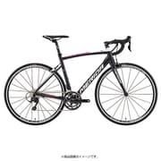 ロードバイク RIDE 400 50cm 700×25C 外装22段変速(フロント2段×リヤ11段) シルクMET.ブラック(ランプレ T-レプリカ) AMR040506 EWKQ