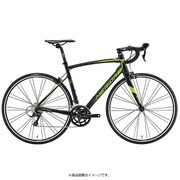 ロードバイク RIDE 200 52cm 700×25C 外装18段変速（フロント2段×リヤ9段） ブラック/T-グリーン AMR020526 EK35
