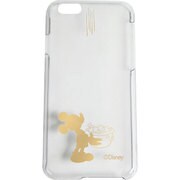 0307 [Disney クリアハードケース iPhone6/6s用 ミッキーバケツ ゴールド]