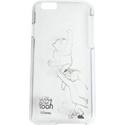 0306 [Disney クリアハードケース iPhone6/6s用 プーさん シルバー]