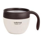 カフェマグ真空スープカップ 350 バニラ HB-1921
