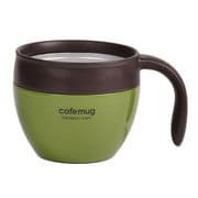 カフェマグ真空スープカップ 350 オリーブ HB-1925