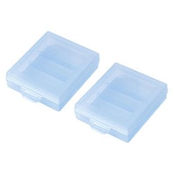 電池ケース 単3形用 2個セット ブルー DG-BT3BLN