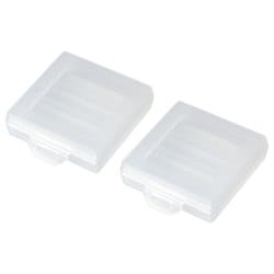 電池ケース 単4形用 2個セット クリア DG-BT4CLN