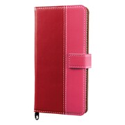 BSIP15CL2LRRD [iPhone 6/6s用 レザーケース 2トーン左右 レッド]