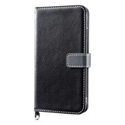 BSIP15CLC2BSBK [iPhone 6/6s用 クラリーノレザーケース 2トーンスナップ ブラック]