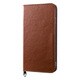 BSIP15CLCSBR [iPhone 6/6s用 クラリーノレザーケース スリム ブラウン]