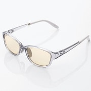 ブルーライトカット眼鏡 キッズ用 高学年向 グレー G-BUB-W02LGY